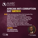 From Chairperson Senanu: Corruption denies equal opportunities to all!